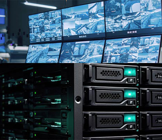 Collage of remote monitoring and digital video storage Collage of remote monitoring and digital video storage