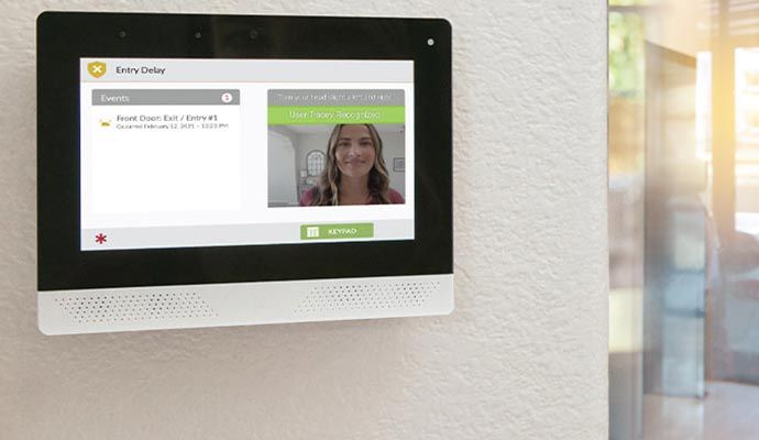 Installed interactive control panel Installed interactive control panel