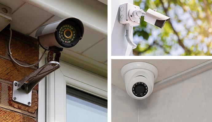 Different types of security camera