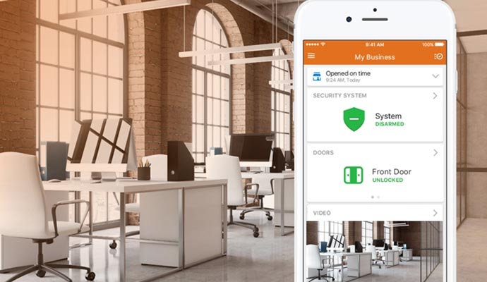 office monitoring with smart app