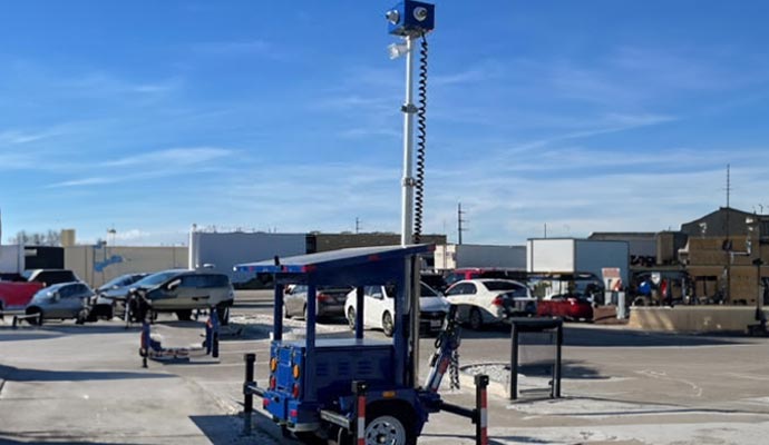 Portable Surveillance Unit Installation in Dallas-Fort Worth