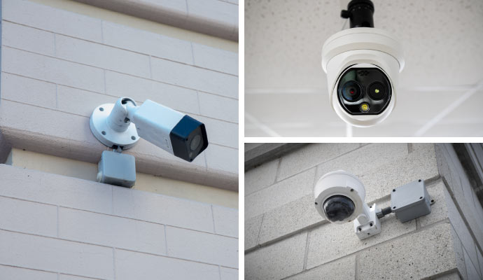 Different types of security camera