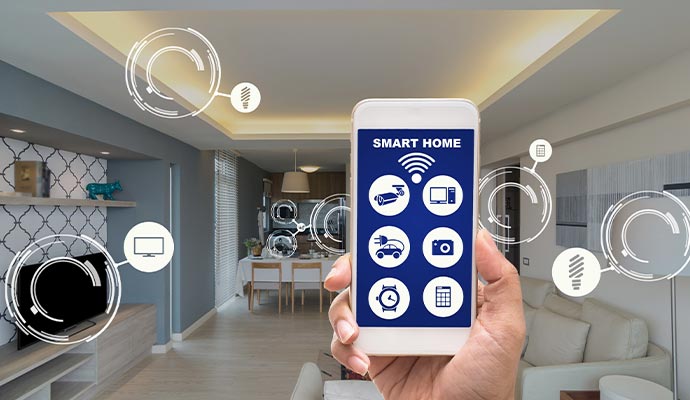 app controlled home security system