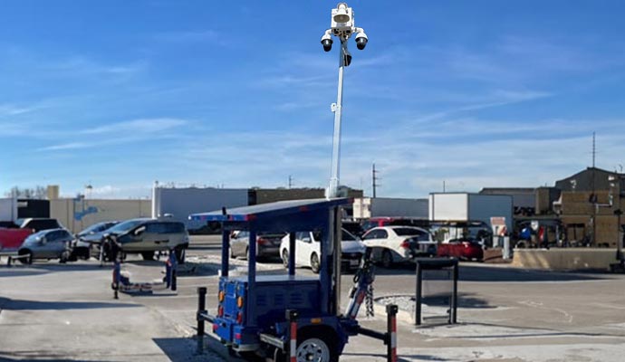 Security Lights for Portable Surveillance Systems in DFW